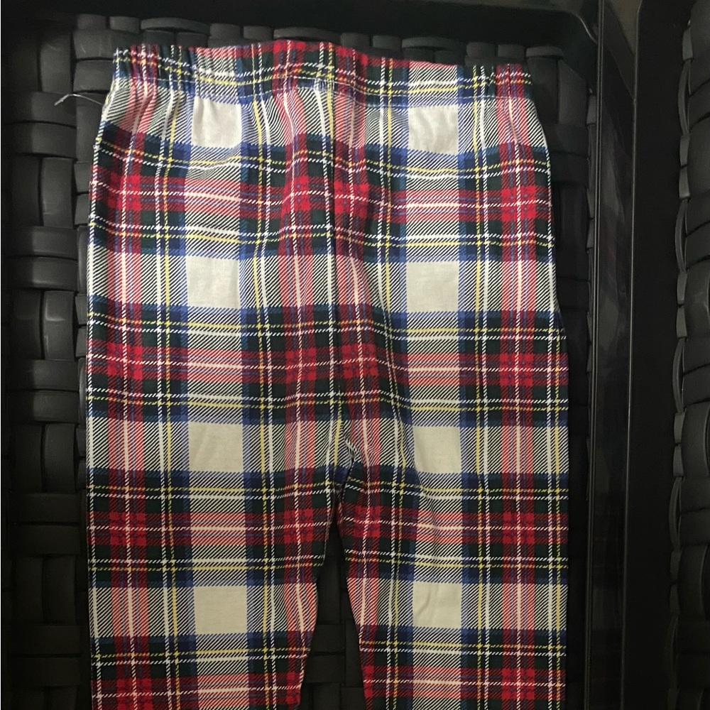 Childrens Place Pajama PJs Sleep Pants Bottoms Tartan and Red Plaid size 4 NWOT